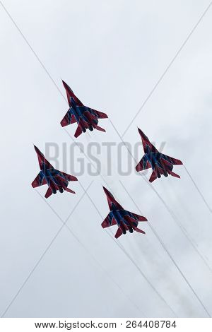 City: Kostroma. State: Kostroma. Country: Russia. Aviation Group Of Aerobatics Of The Air Force Of R