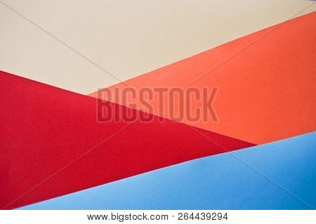 Geometric Triangle Abstract Colorful Paper Background Texture