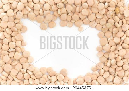 Raw Altramuces, Lupinus Albus Beans Frame. Also Known As Tremoco And Lupini
