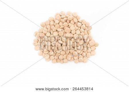 Pile Of Raw Altramuces, Lupinus Albus Beans. Also Known As Tremoco And Lupini