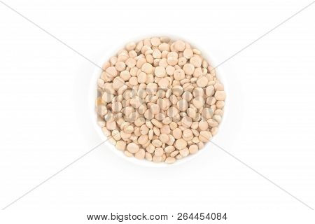 Raw Altramuces, Lupinus Albus Beans. Also Known As Tremoco And Lupini In A Bowl