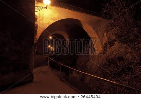Night Cityscape From Brasov