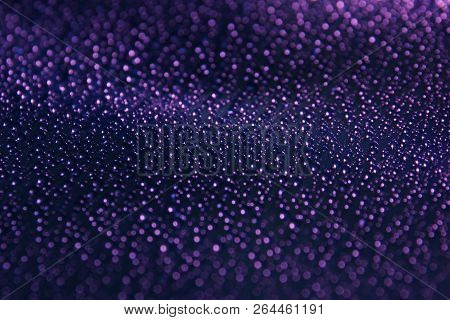 Water Drops Abstract Holiday Background Purple Close Up