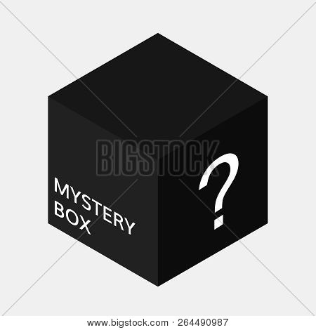 Mystery Box Icon . Pandora Treasure Surprise Box