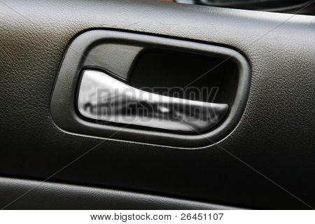 Dveře auta zpracovat detailní pohled