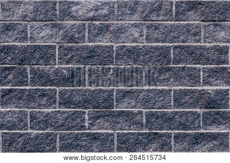 Gray Stone Tile On The Wall Of Street