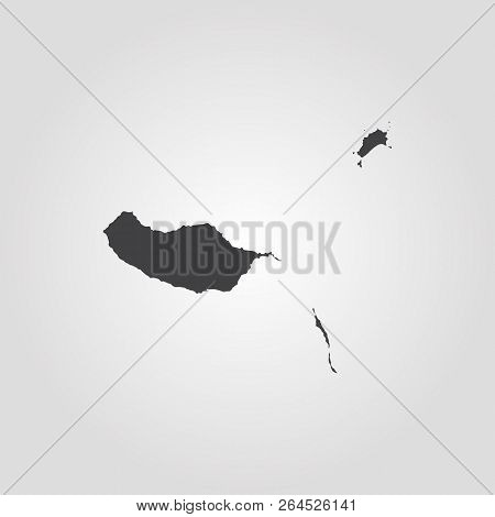 Map Of The Madeira. Vector. World Map