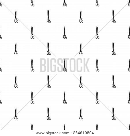 Big Medical Scissors Pattern Vector Seamless Repeating For Any Web Design
