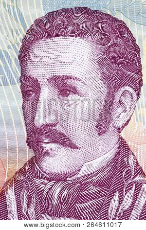 Jose Felix Ribas Portrait From Venezuelan Money