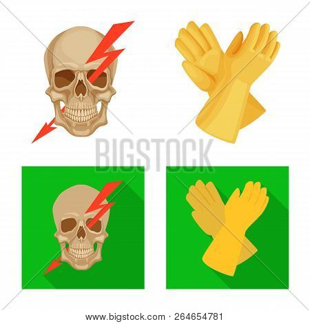 Vector Illustration Of Electricity And Electric Icon. Collection Of Electricity And Energy Stock Vec