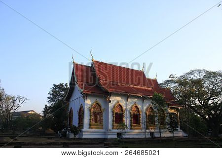 (wat Jet Yod) Wat Photharam Chiangmai Province