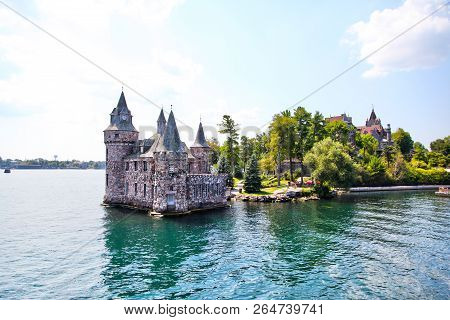 Historic Boldt Castle In The 1000 Islands Region Of New York State On Heart Island In St. Lawrence R