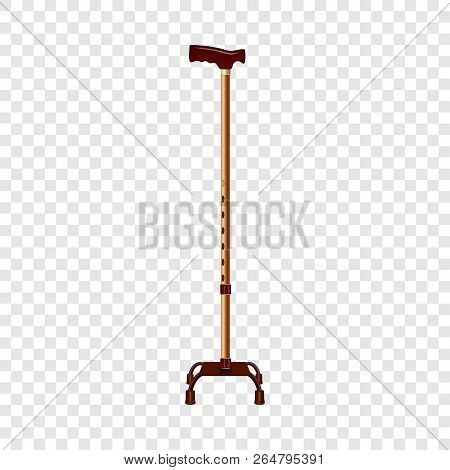 Support Walk Stick Icon. Realistic Illustration Of Support Walk Stick Vector Icon For Web Design On 
