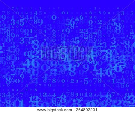 Random Numbers 0 9. Vector & Photo (Free Trial) | Bigstock