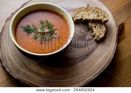 Turkish Traditional Tarhana Soup.