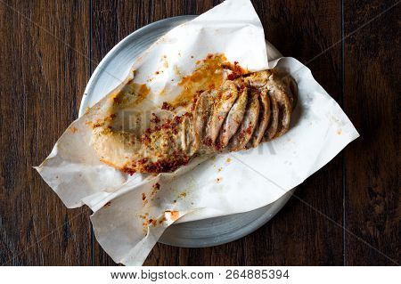 Turkish Food Rice Stuffed Tripe Sirdan Dolma / Shirdan From Adana Offal Food.