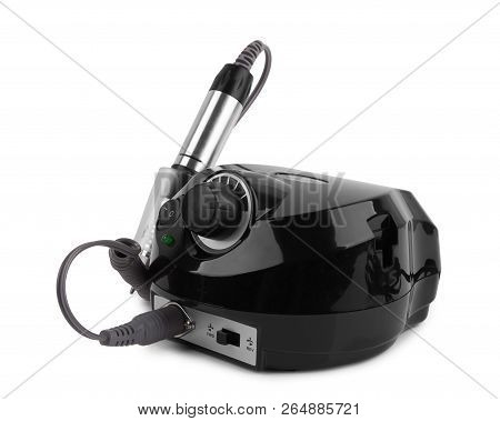 Electric Drill For Nail Isolated On White Background