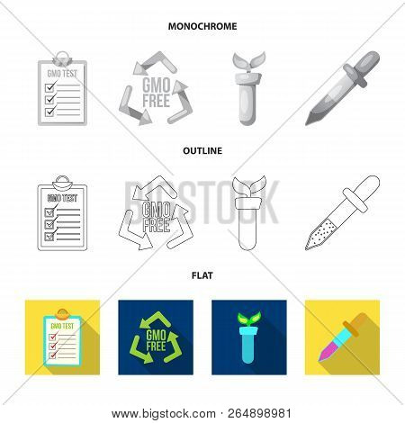 Vector Design Of  And  Symbol. Collection Of  And  Stock Vector Illustration.