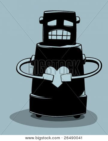 robot med et hjerte.