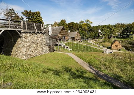 National Historic Iron Works About In Saugus, Massachusetts.
