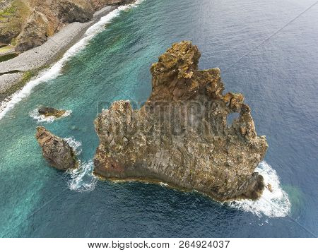 Ilheus In Ribeira Da Janela, Madeira, Portugal