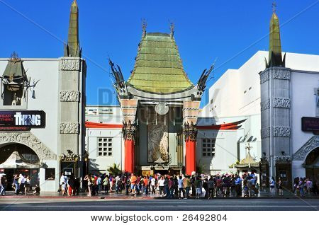 Los Angeles 16. Oktober: grauman's chinese Theater am 16. Oktober 2011 in Los Angeles, ca. dort Ar