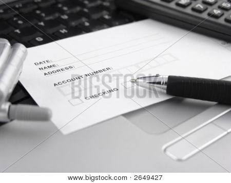 银行存款 / 提款单
