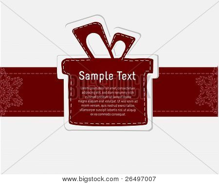 modello di carta di Natale
