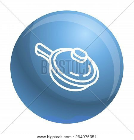 Sauce Pan Icon. Outline Sauce Pan Vector Icon For Web Design Isolated On White Background