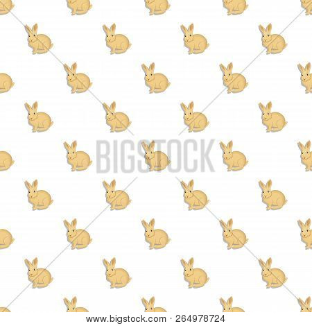 Wild Rabbit Pattern Seamless Repeat Background For Any Web Design