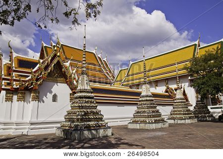 Pra-chetupon chrám Bangkok Thajsko