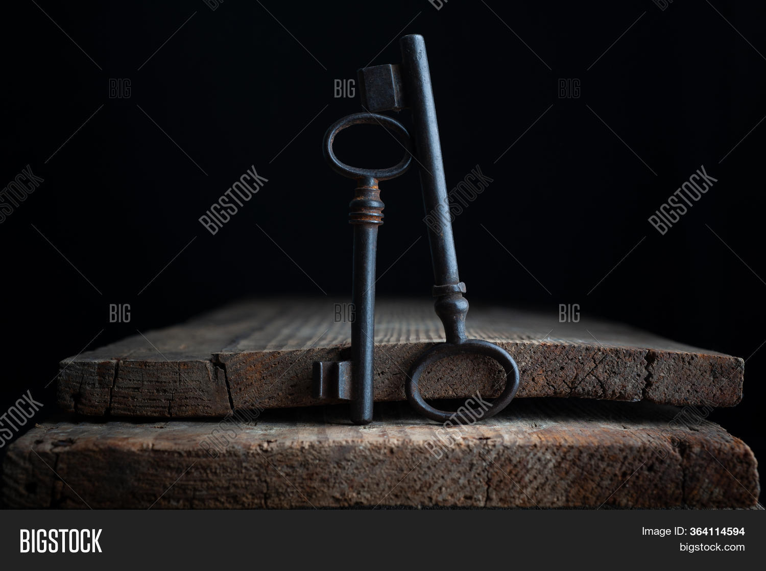 Two Old Keys Stand On Image & Photo (Free Trial) Bigstock