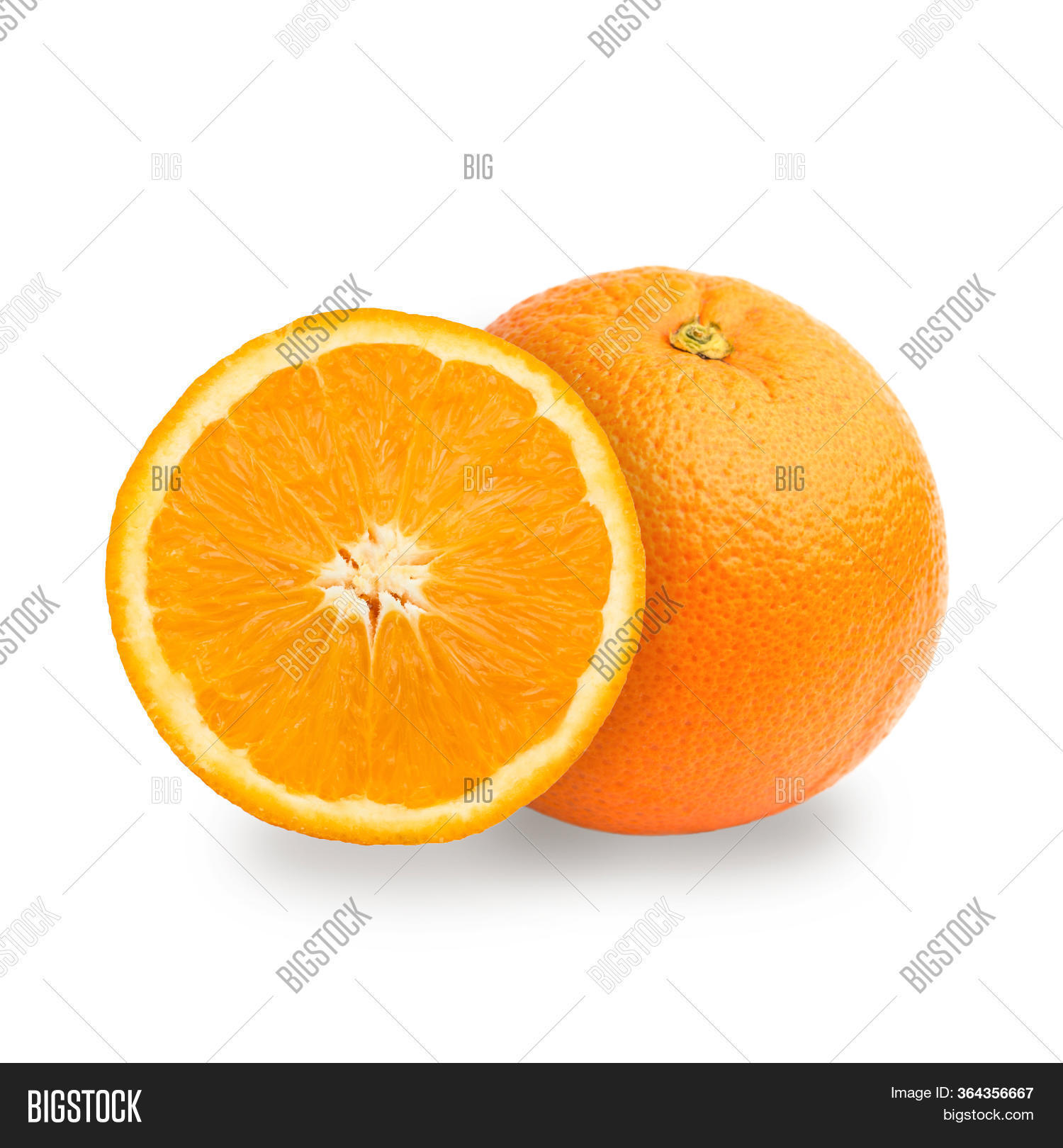 Whole Cut Orange Fruit Image & Photo (Free Trial) Bigstock