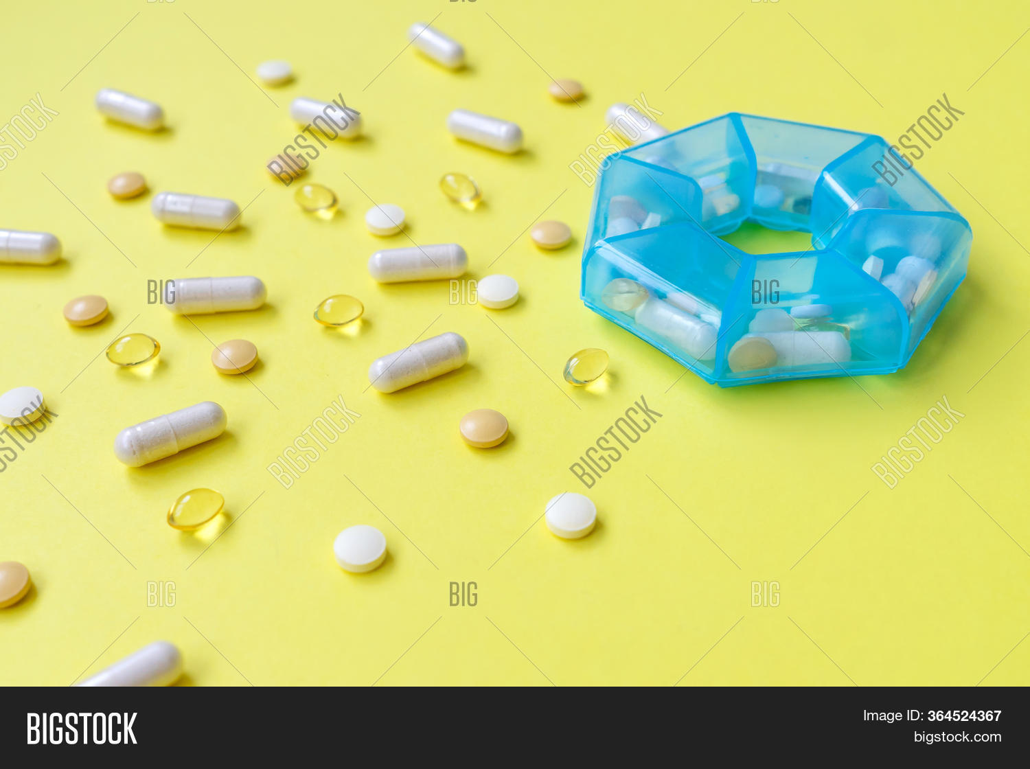 Days Week Pill Box On Image & Photo (Free Trial) Bigstock