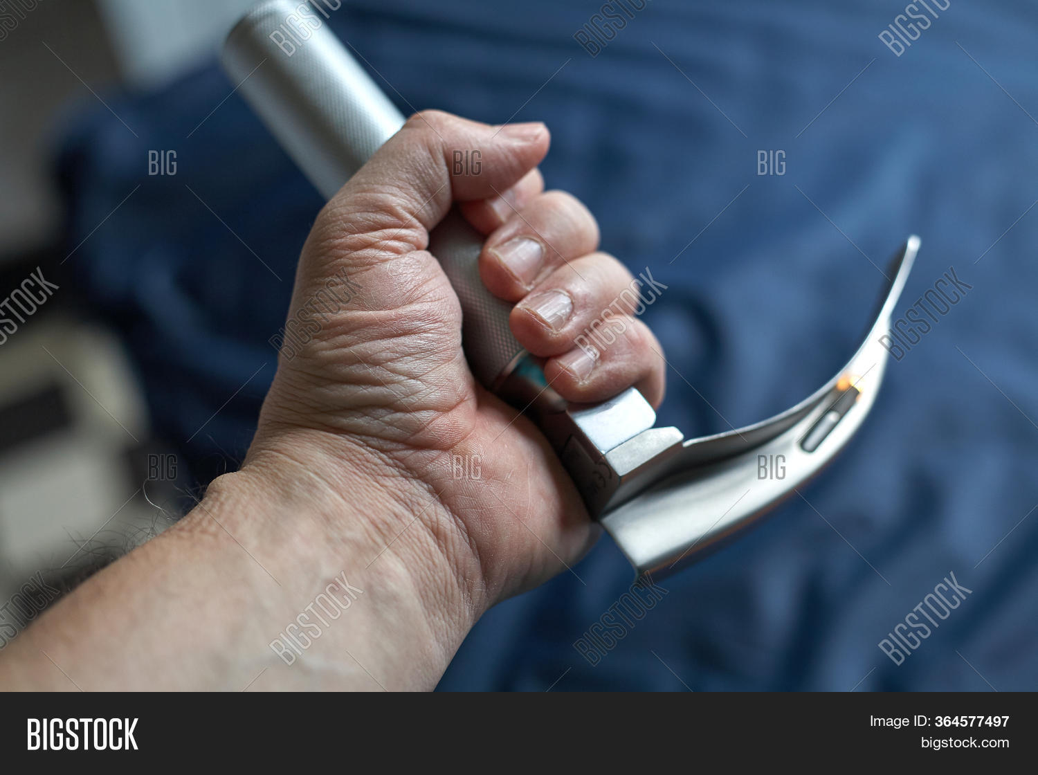 Laryngoscope Hand On Image & Photo (Free Trial) Bigstock