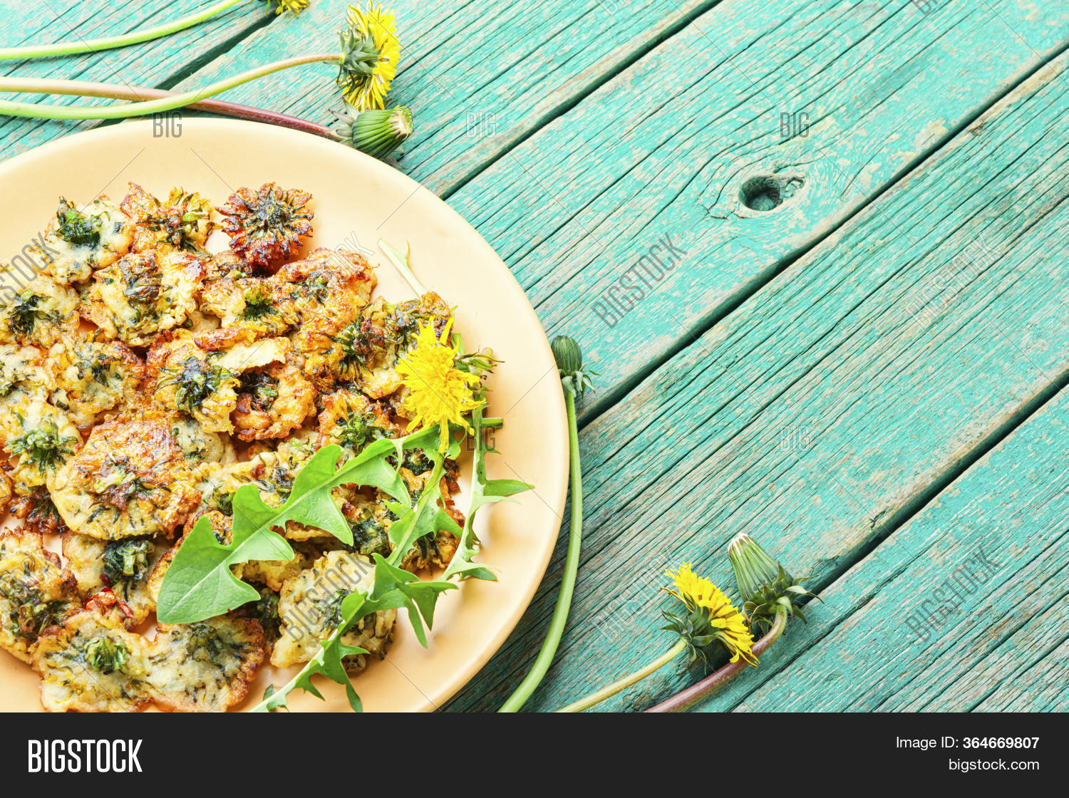 Fried Dandelion Image & Photo (Free Trial) Bigstock