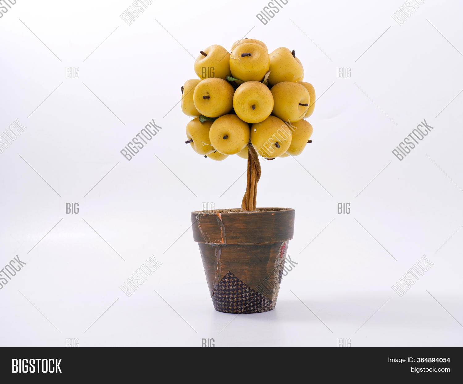 Apple Tree Flower Pot Image & Photo (Free Trial) Bigstock