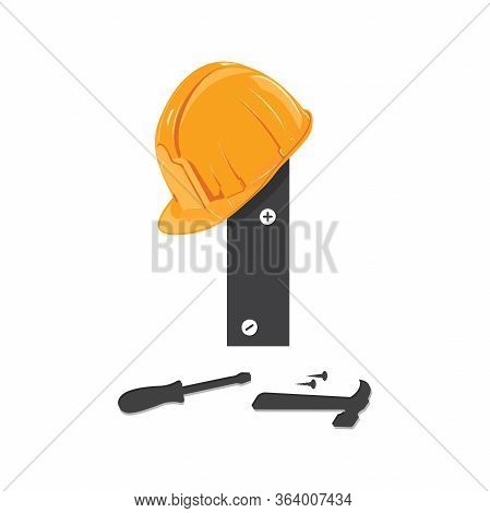 Bold And Strong Logo Design Initial I For Industry Related Construction.