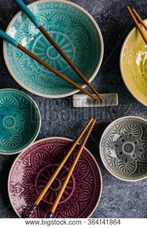 Asias Table Setting With Chopsticks