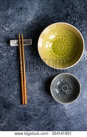 Asias Table Setting With Chopsticks