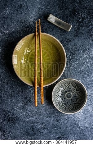 Asias Table Setting With Chopsticks