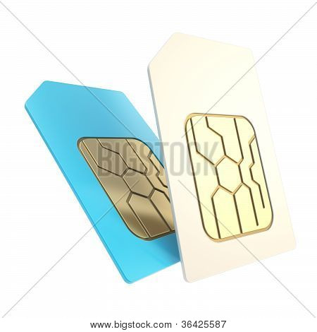 Doppia Sim schede telefoniche con microchip circuito isolato