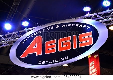 Pasay, Ph - May 19 - Aegis Detailing Sign At Trans Sport Show On May 19, 2018 In Pasay, Philippines.