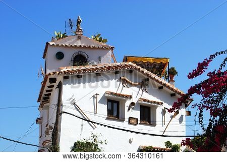 Unusual Village House In The White Village (pueblo Blanco), Macharaviaya, Costa Del Sol, Malaga Prov