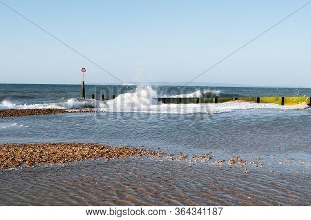 Southbourne,Bournemouth, UK-March 23, 2020: Photos from Southbourne Beach.