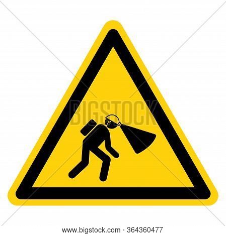 Warning Light Required Symbol Sign ,vector Illustration, Isolate On White Background Label. Eps10