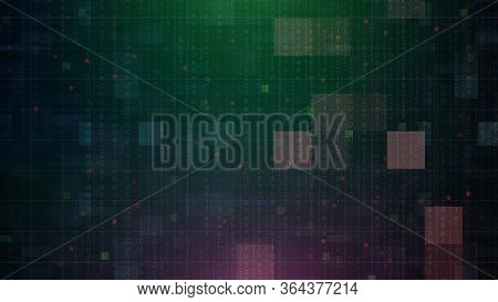 Digital cyber technology pattern background