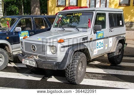 Saint Petersburg, Russia - May 25, 2013: Offroad Vehicle Mercedes-benz G-class (w463) Takes Part In 