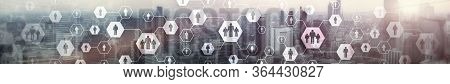 Modern Wireless Technologies. Means Of Communucation And Networking. People Icons Social Network.