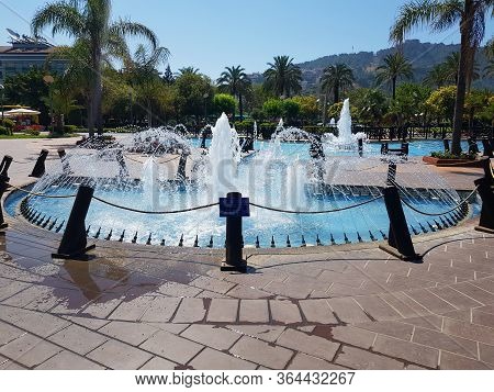 Fountain In The Park Of Alanya, Turkey